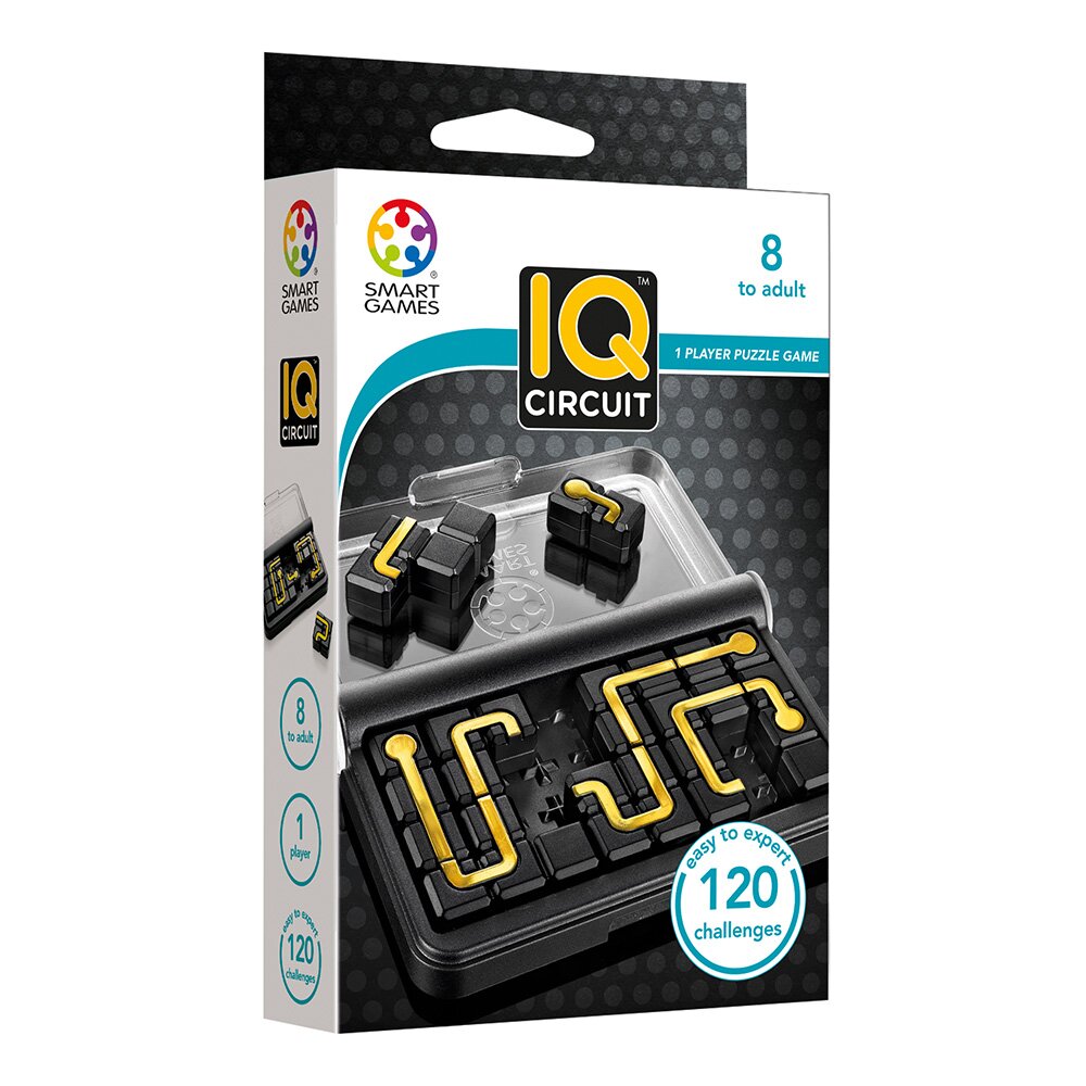 Smart Games Joc de logica cu 120 de provocari IQ Circuit