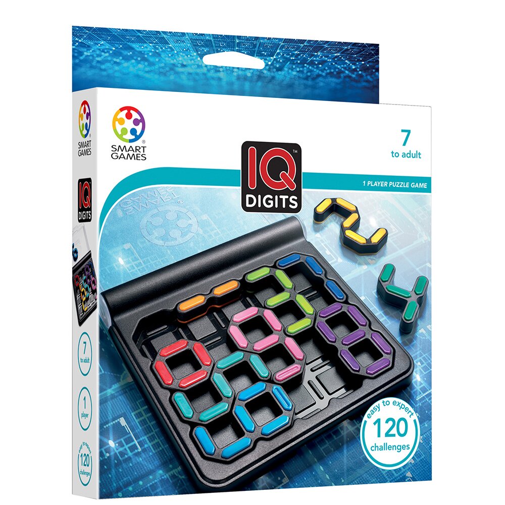 Smart Games Joc de logica cu 120 de provocari IQ Digits