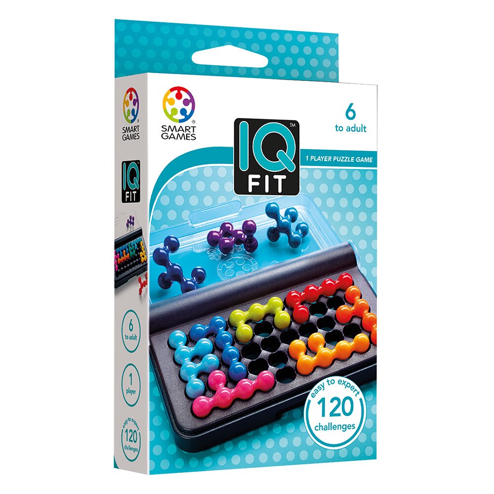 Smart Games Joc de logica cu 120 de provocari IQ Fit
