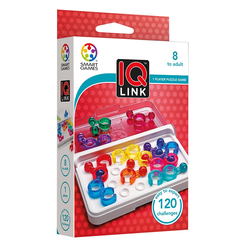 Smart Games Joc de logica cu 120 de provocari IQ Link