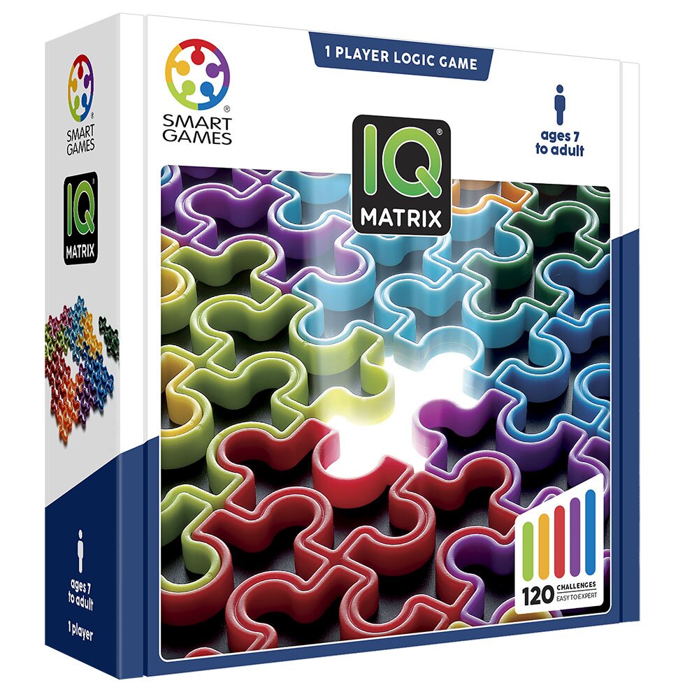 Smart Games Joc de logica cu 120 de provocari IQ Matrix