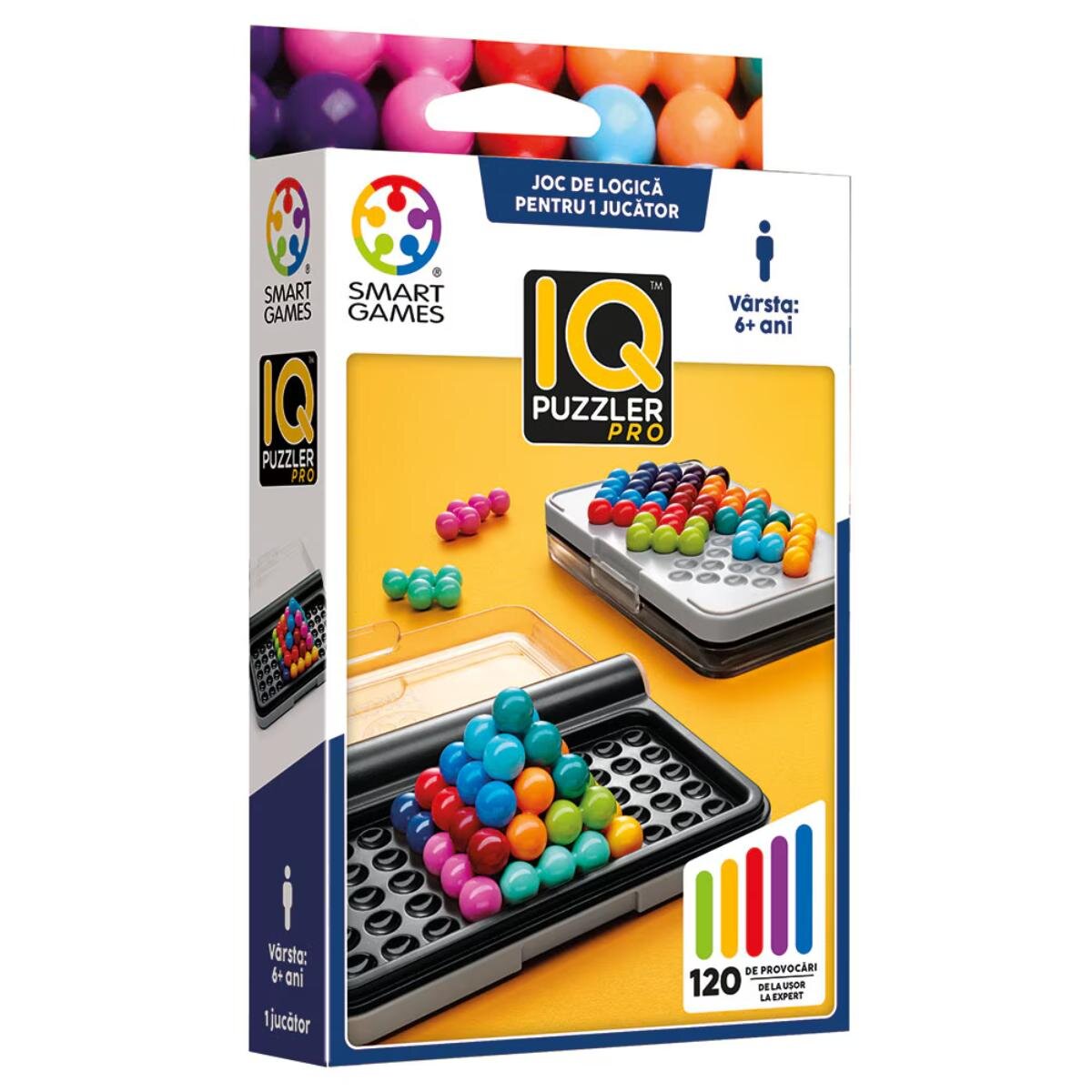 Smart Games Joc de logica cu 120 de provocari IQ Puzzler Pro