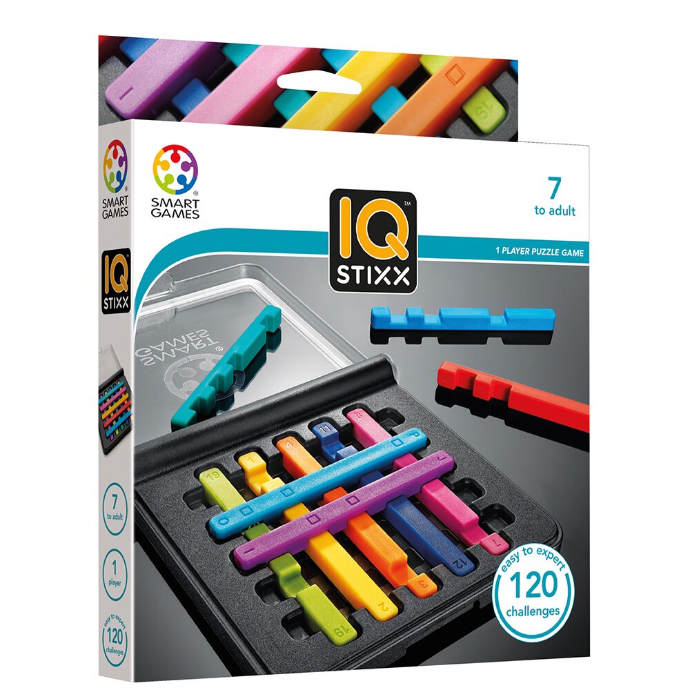 Smart Games Joc de logica cu 120 de provocari IQ Stixx