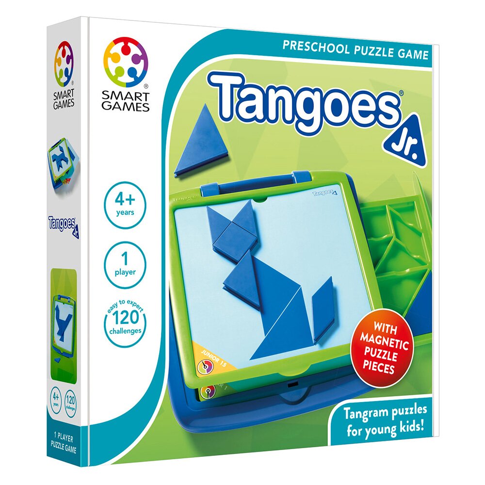 Smart Games Joc de logica cu 120 de provocari Tangoes Jr.