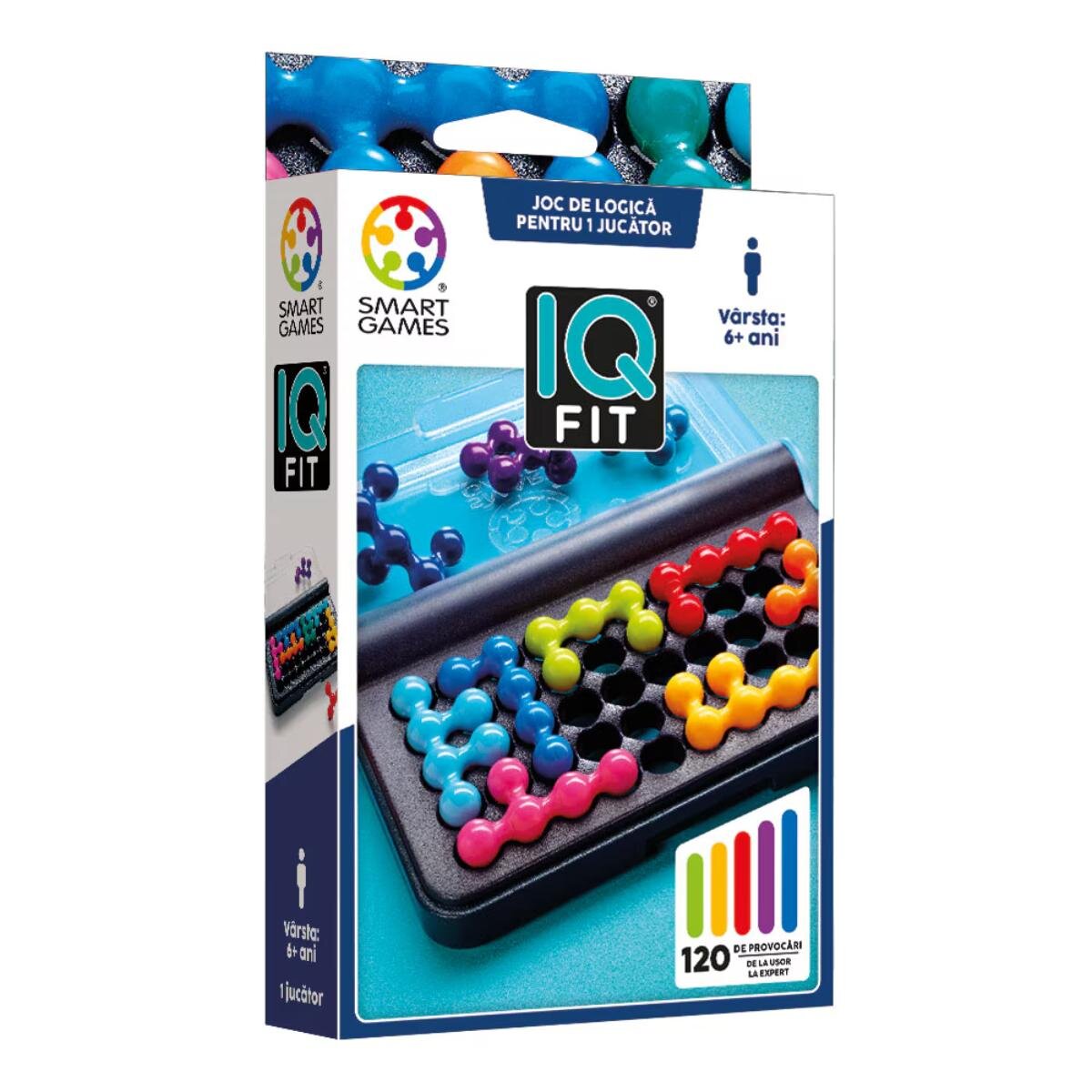 Smart Games Joc de logica cu 120 de provoxari IQ Fit
