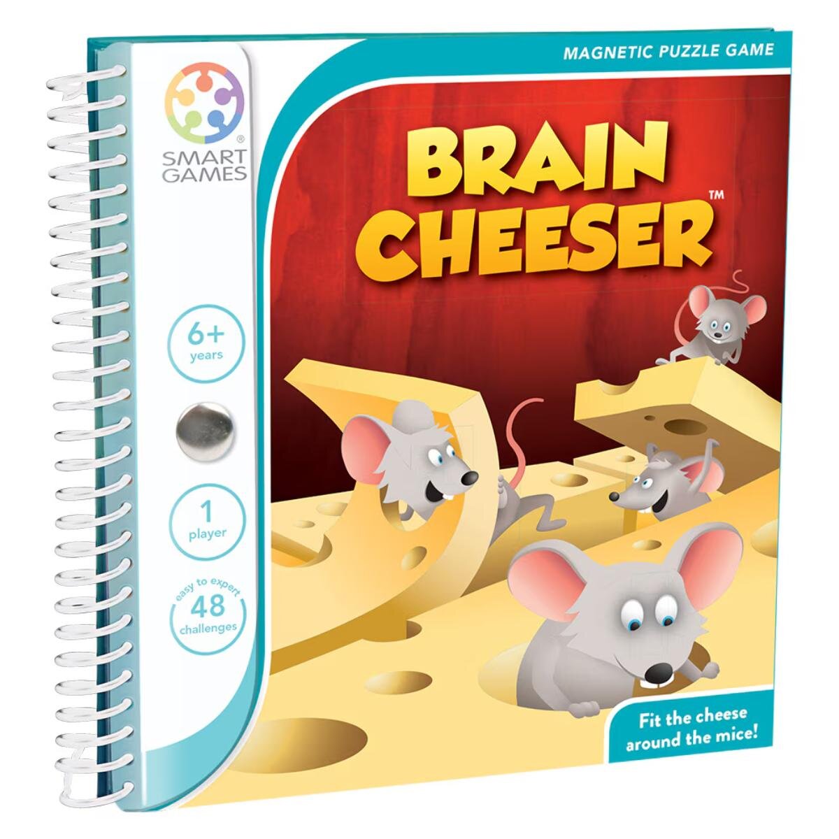 Smart Games Joc de logica cu 48 de provocari Brain Cheeser