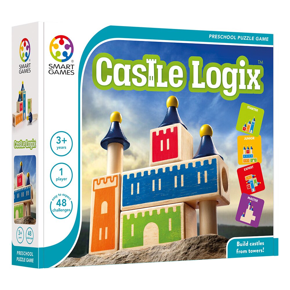 Smart Games Joc de logica cu 48 de provocari Castle Logix