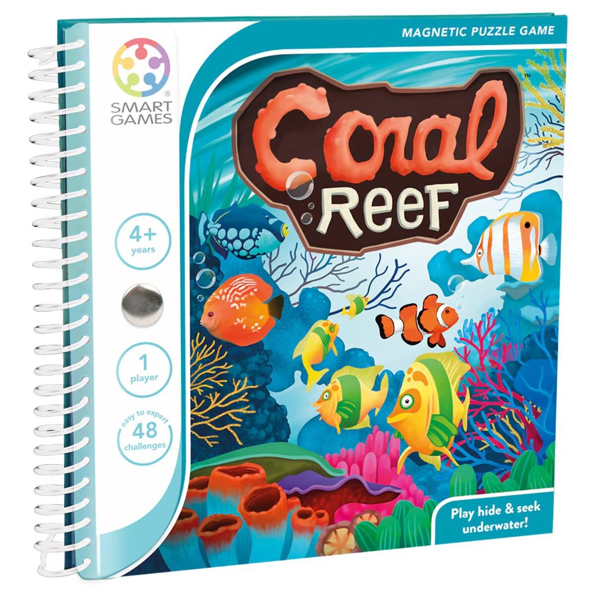 Smart Games Joc de logica cu 48 de provocari Coral Reef