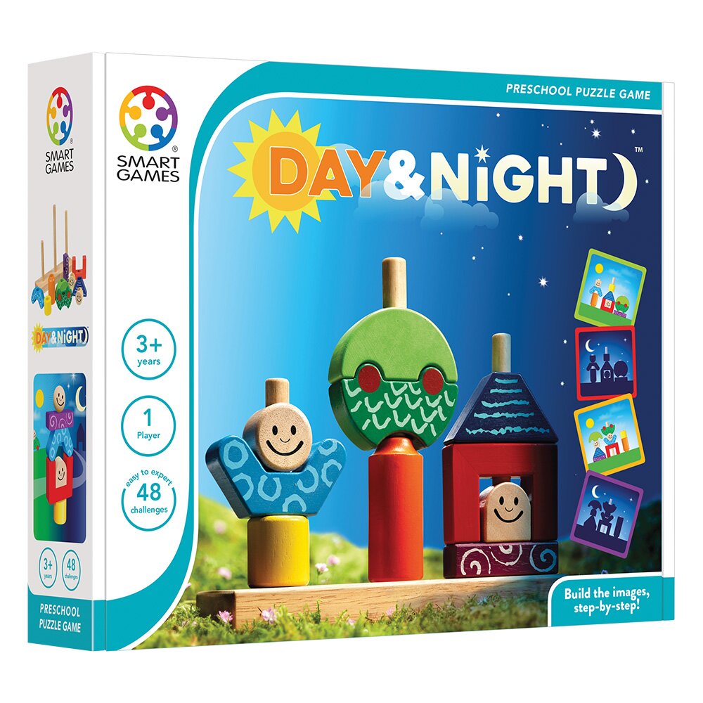 Smart Games Joc de logica cu 48 de provocari Day and Night