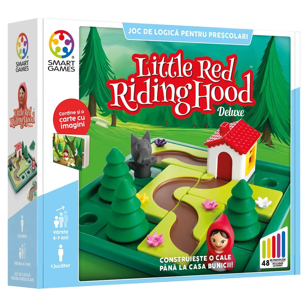 Smart Games Joc de logica cu 48 de provocari Little Red Riding Hood Deluxe