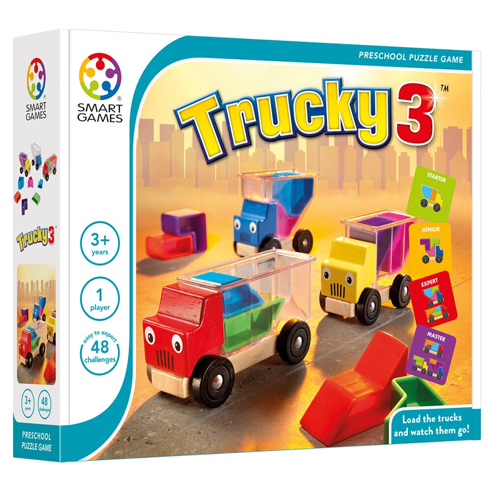 Smart Games Joc de logica cu 48 de provocari Trucky 3