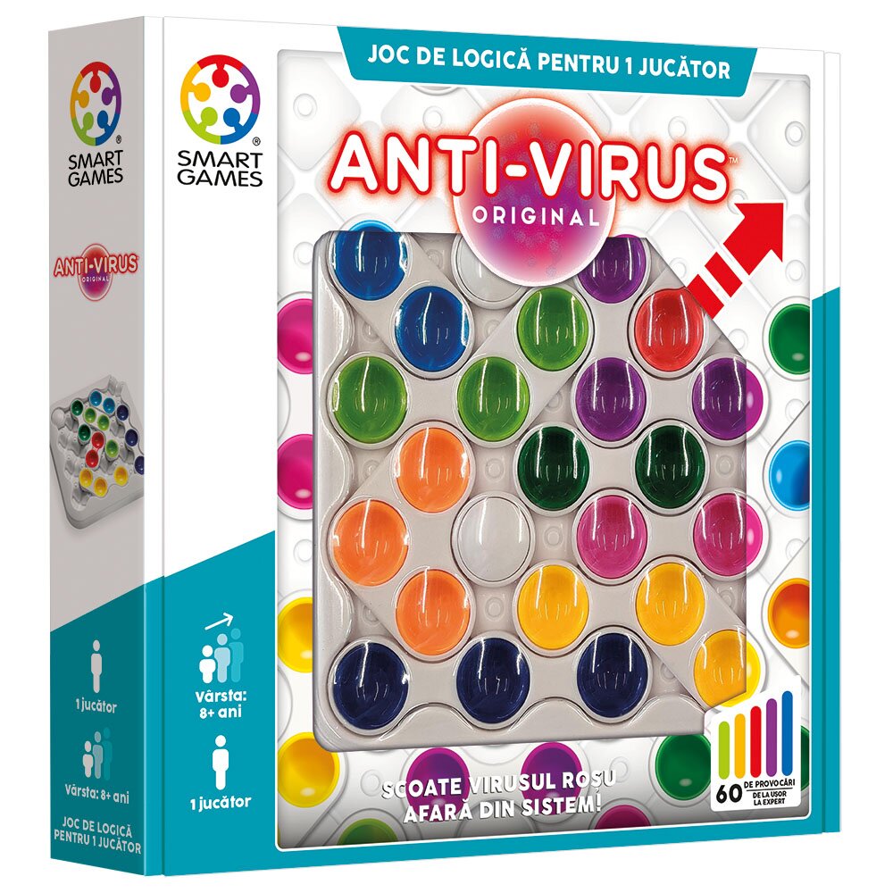 Smart Games Joc de logica cu 60 de provocari Anti-Virus Original
