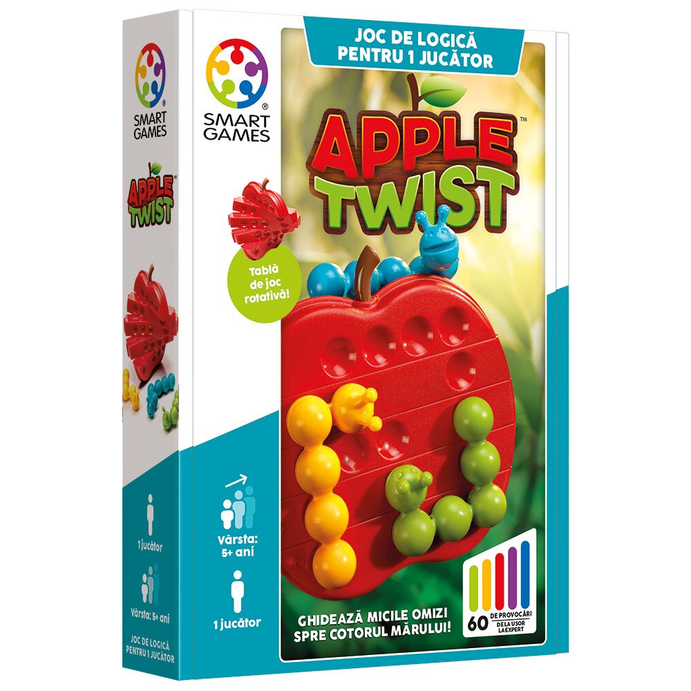 Smart Games Joc de logica cu 60 de provocari Apple Twist