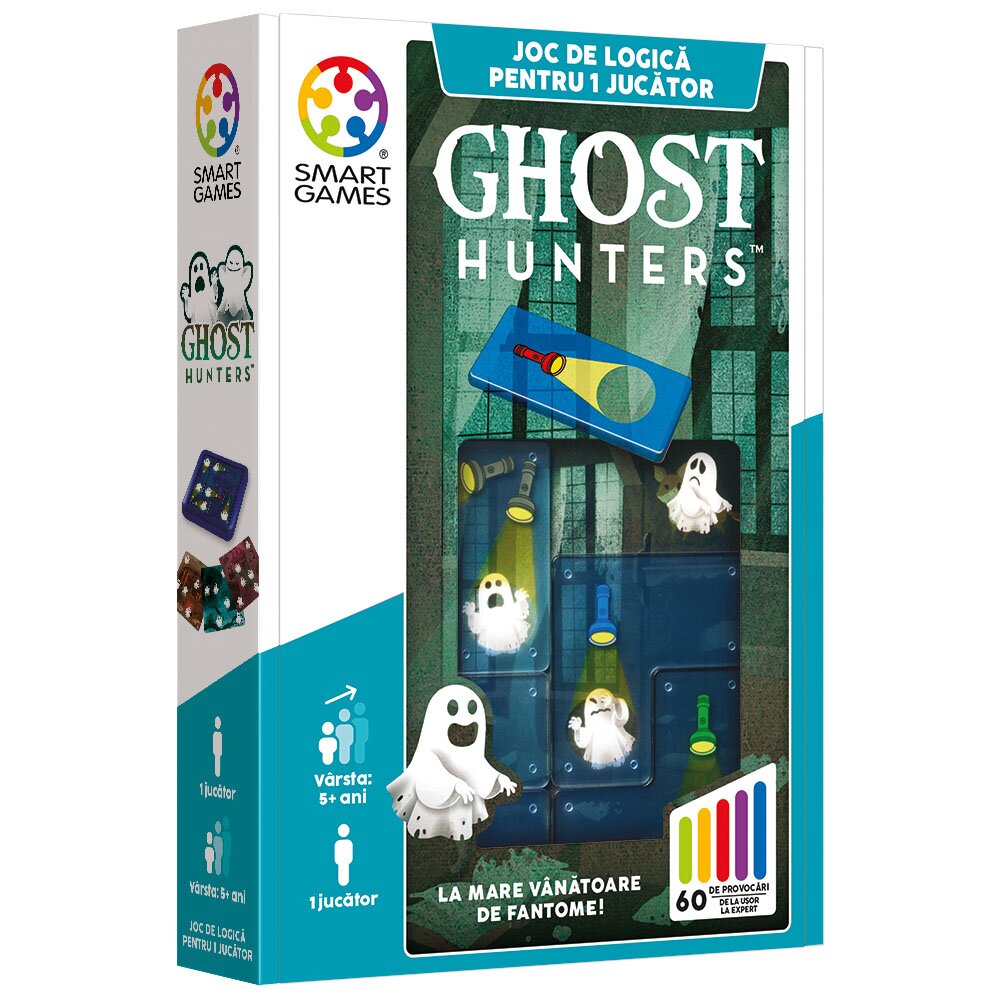Smart Games Joc de logica cu 60 de provocari Ghost Hunters