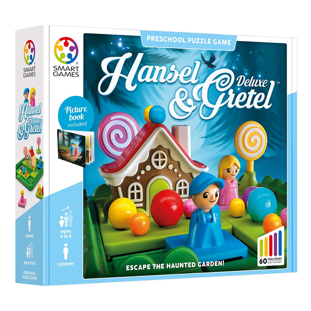 Smart Games Joc de logica cu 60 de provocari Hansel si Gretel Editie internationala