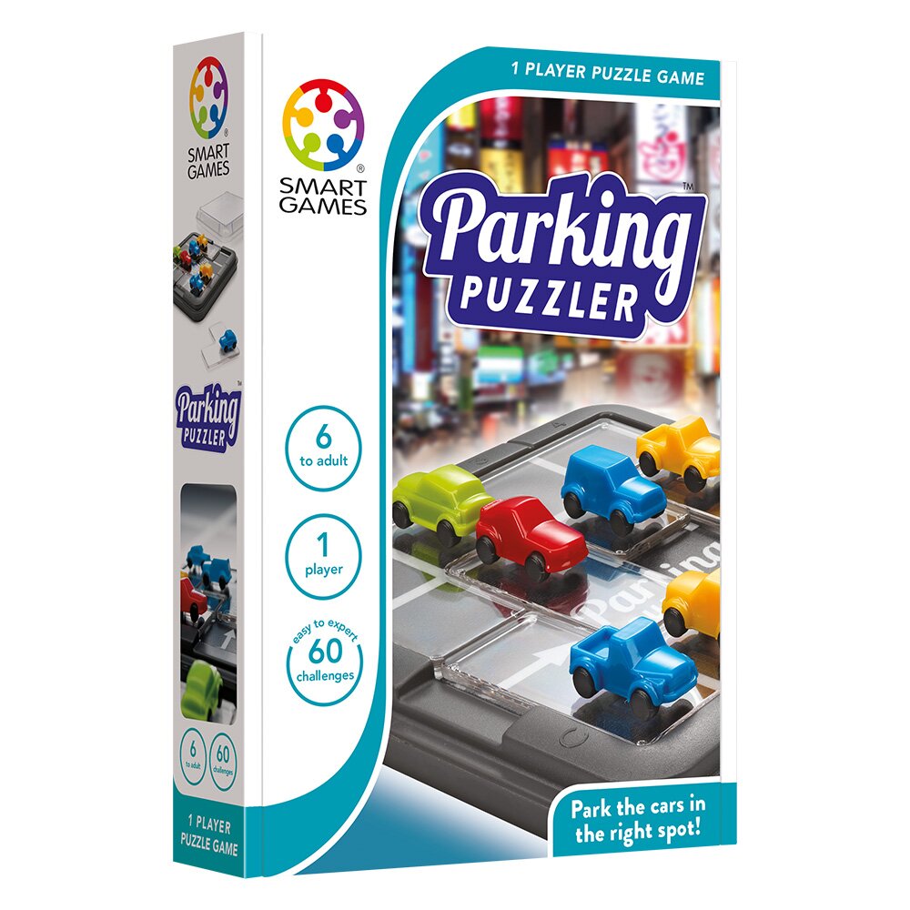 Smart Games Joc de logica cu 60 de provocari Parking Puzzler