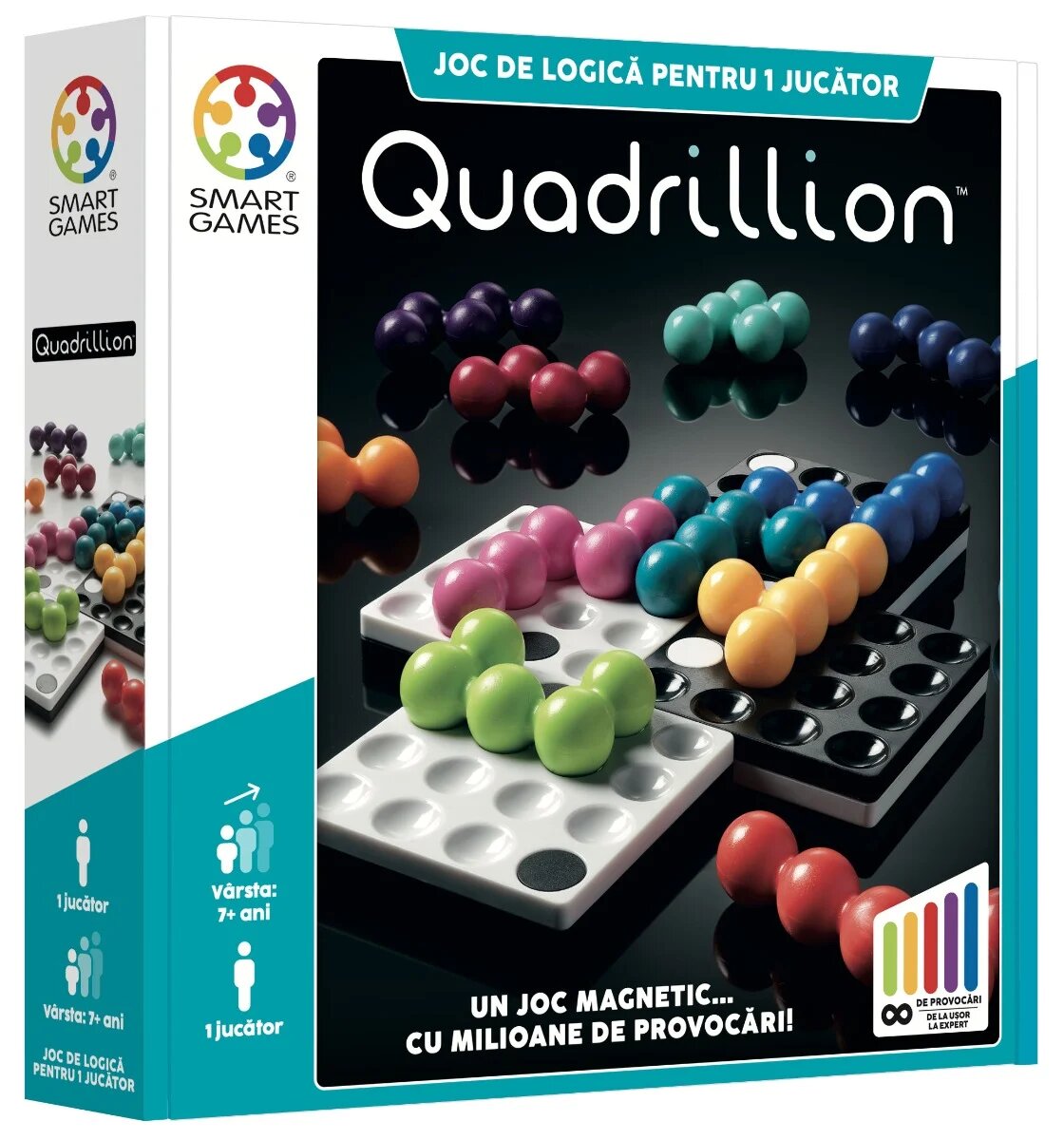 Smart Games Joc de logica cu 60 de provocari Quadrillion