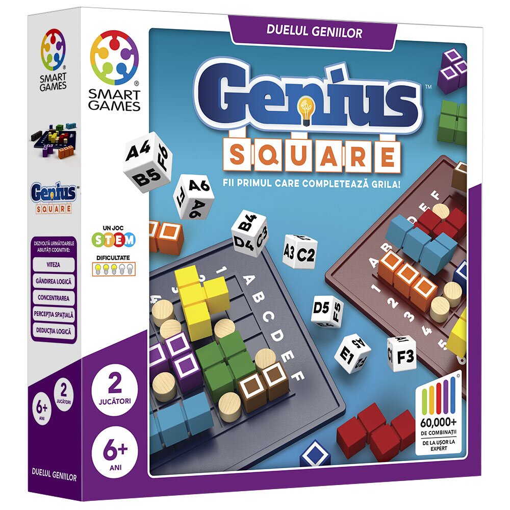 Smart Games Joc de logica Genius Square Editie lb. romana
