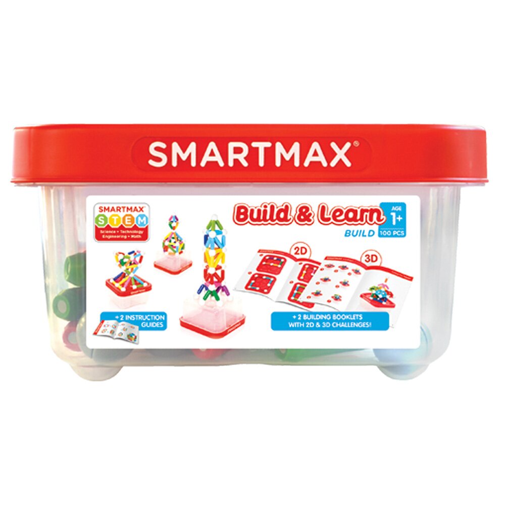 Smart Max Joc magnetic Construieste si invata 100 piese