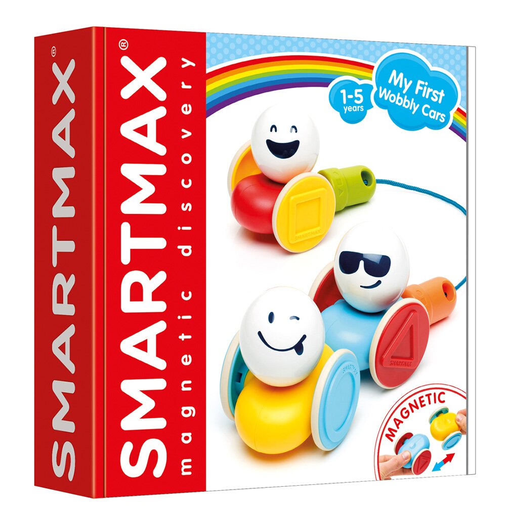 Smart Max Joc magnetic Primele mele masini amuzante 7 piese