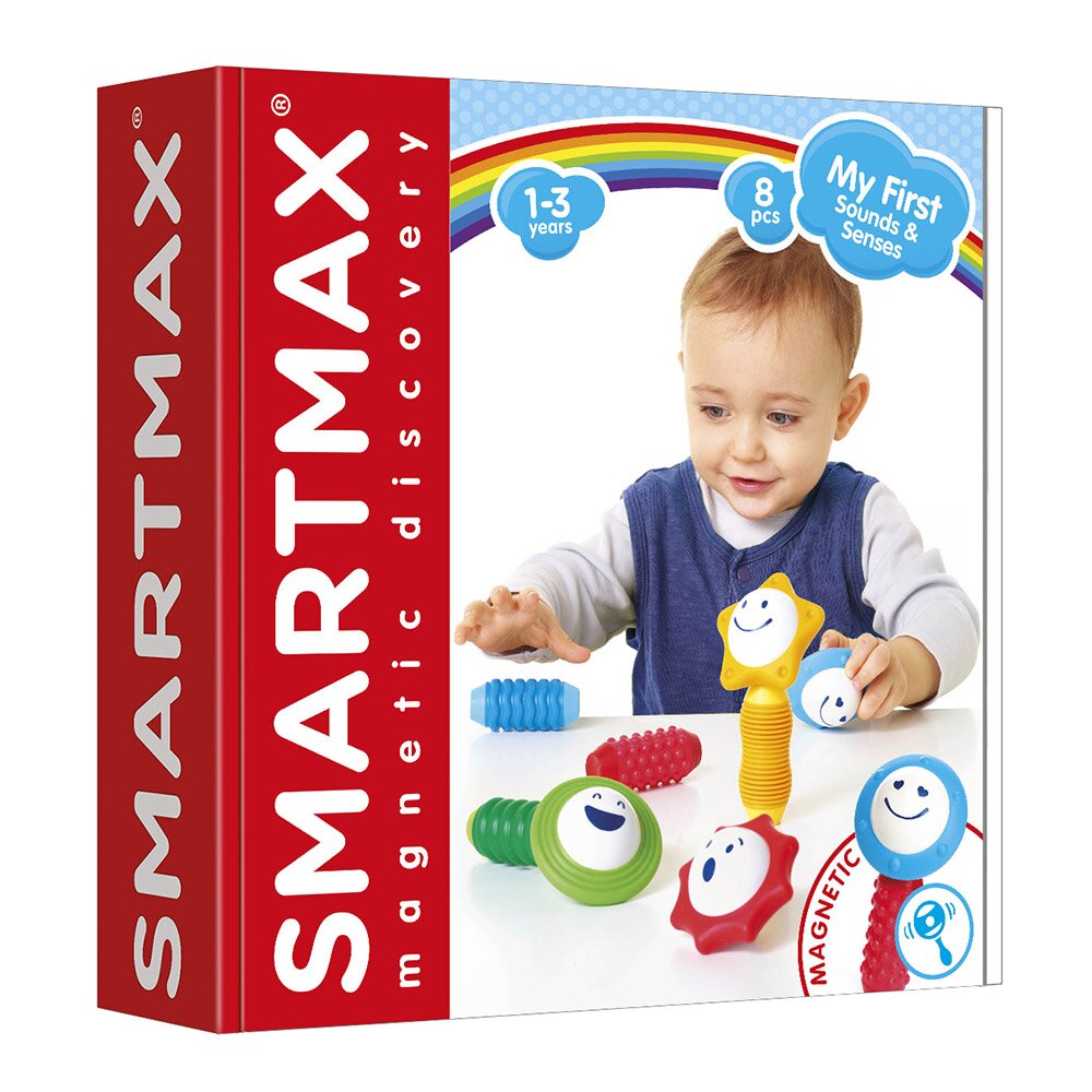 Smart Max Joc magnetic Primele mele sunete si simturi 8 piese