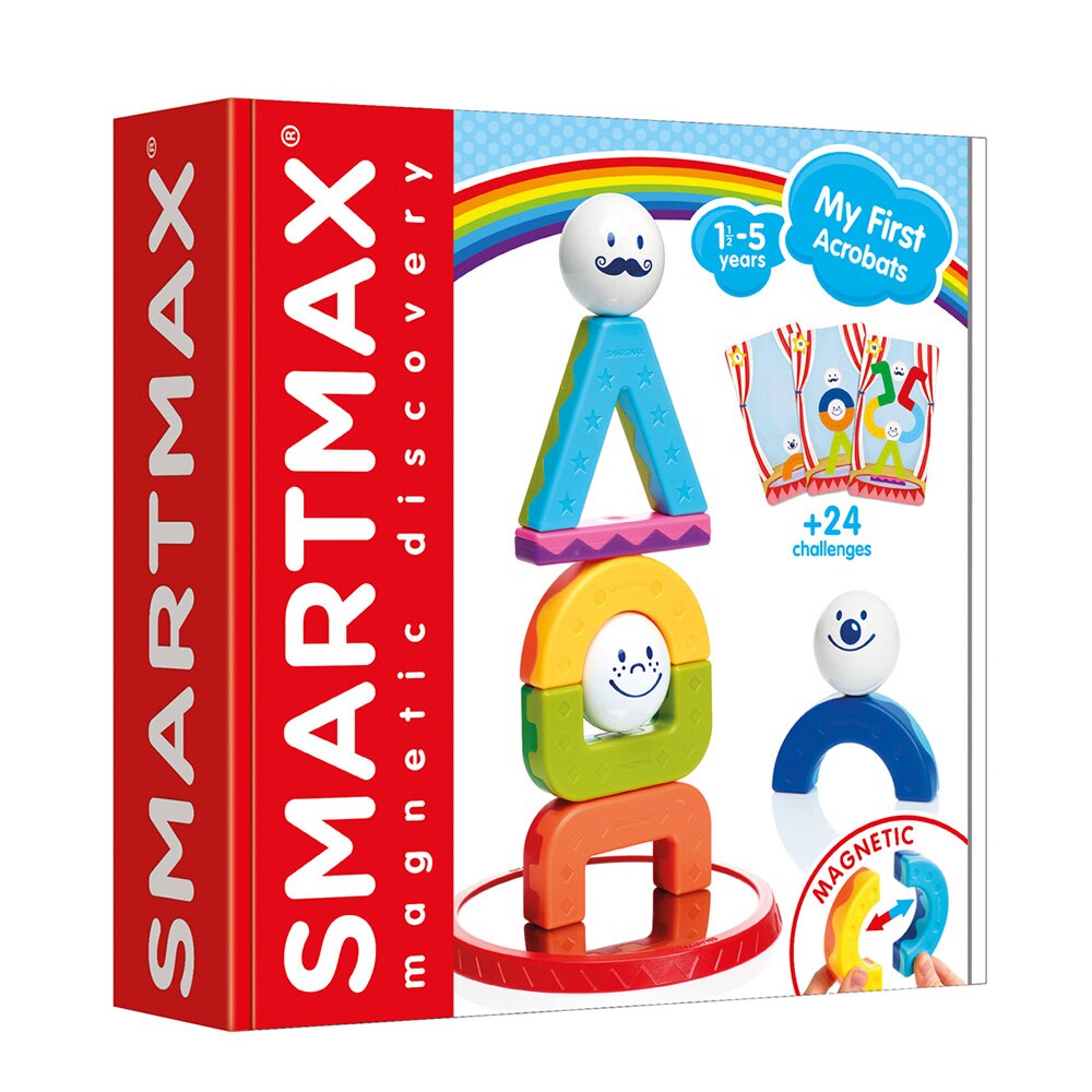 Smart Max Joc magnetic Primii mei acrobati 10 piese