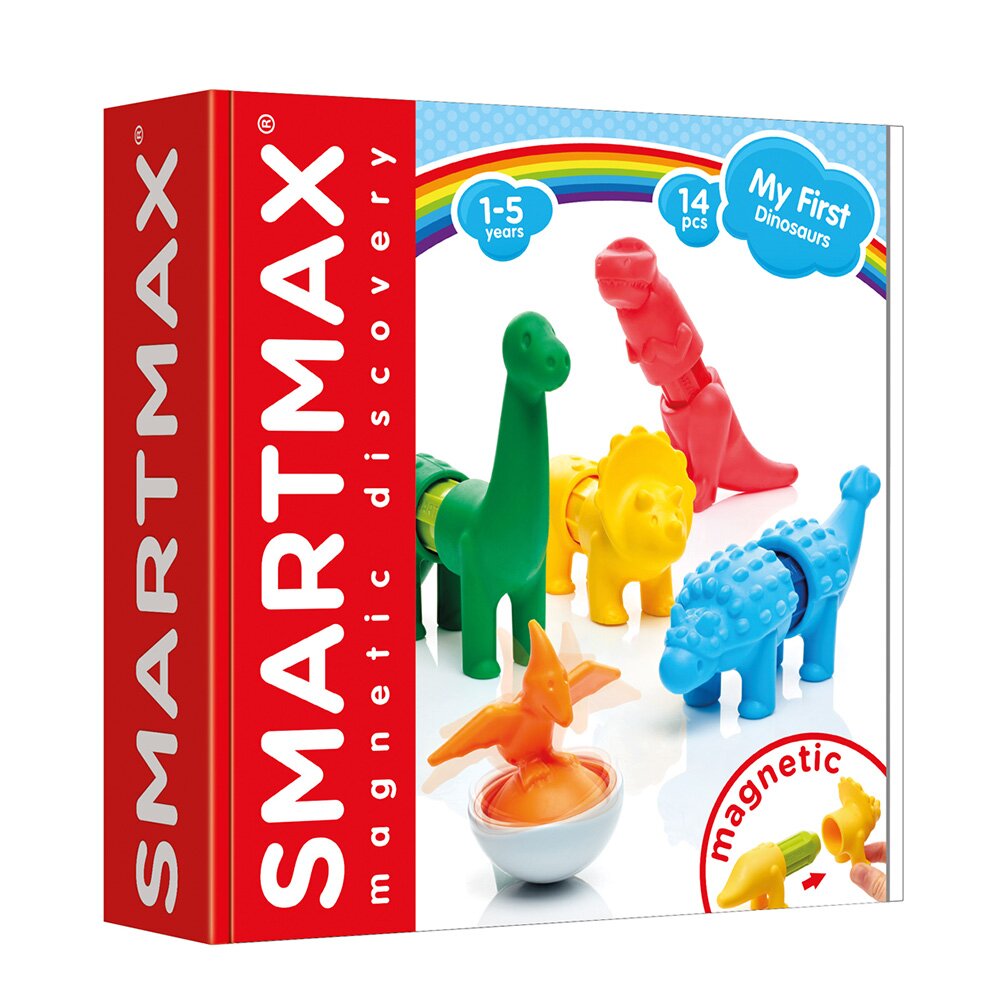 Smart Max Joc magnetic Primii mei dinozauri 14 piese