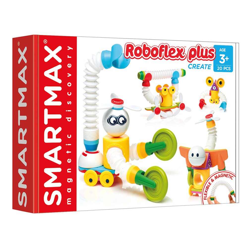 Smart Max Joc magnetic Roboti flexibili 20 piese