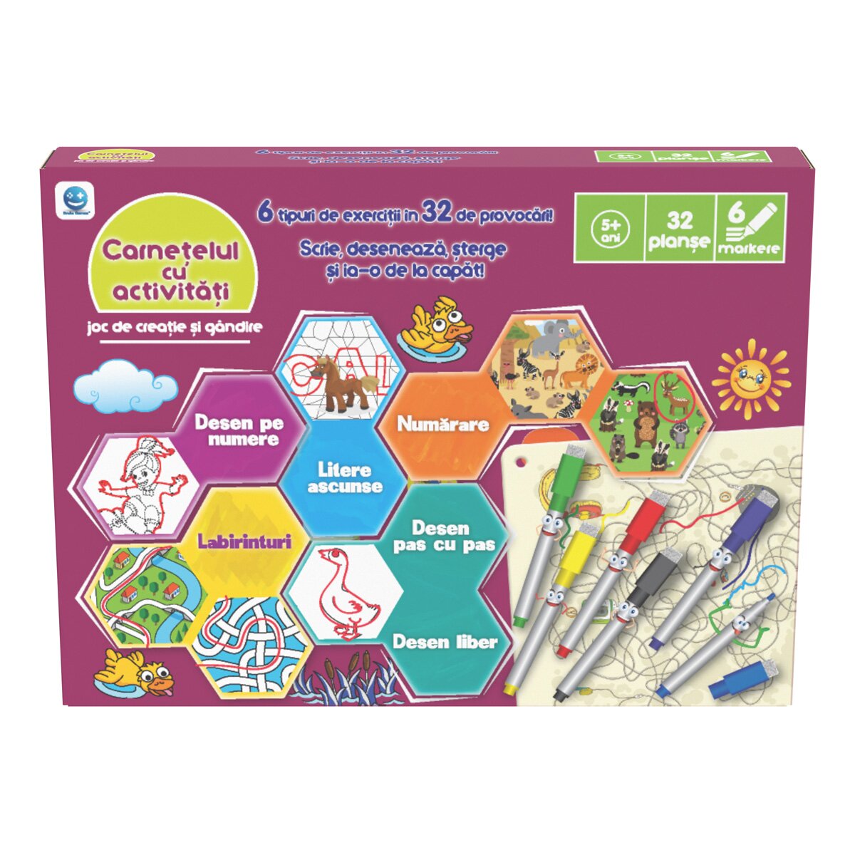 Smile Games Joc de creatie si gandire Carnetelul cu activitati