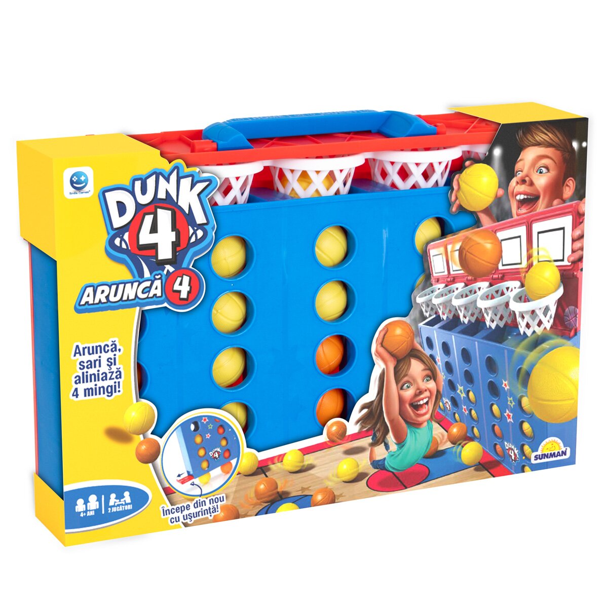 Smile Games Joc de indemanare cu bile Arunca 4