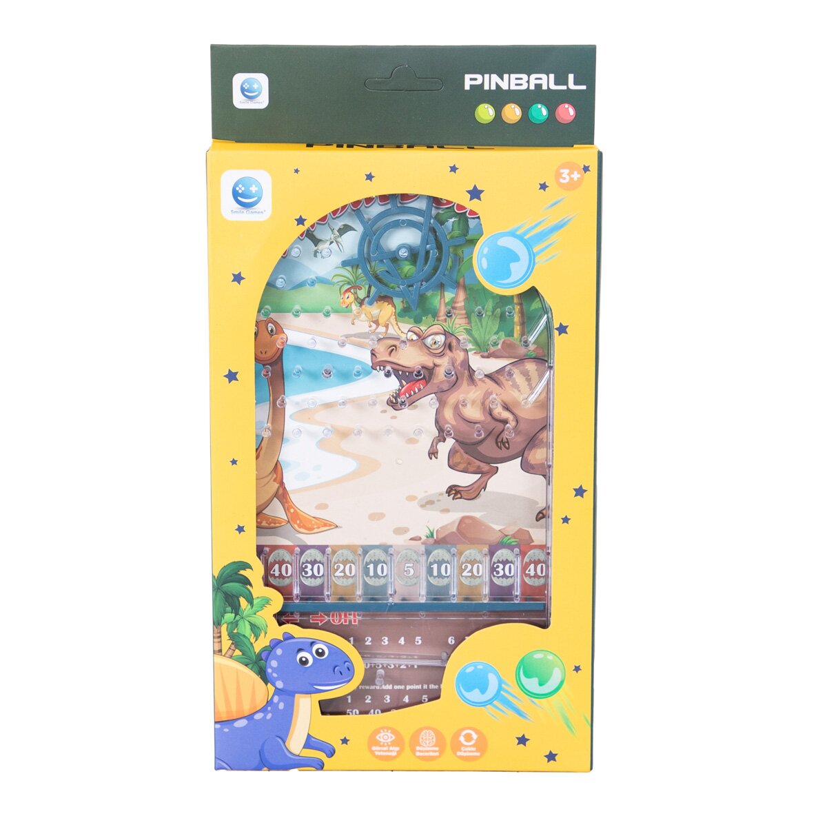 Smile Games Joc de indemanare Pinball Dinozauri