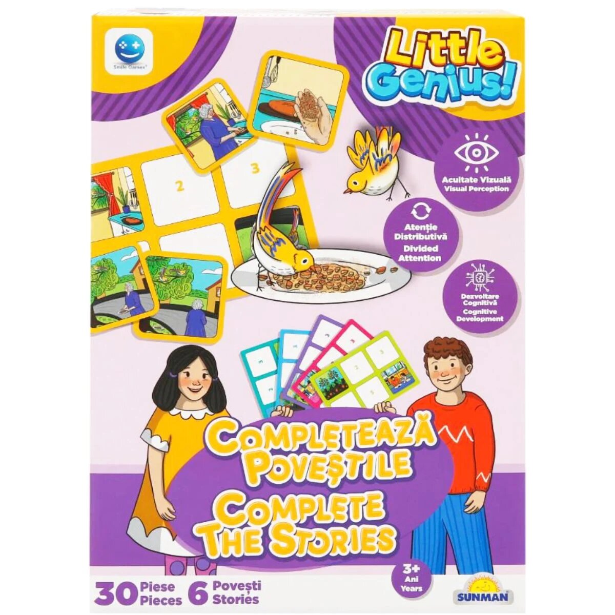 Smile Games Joc de memorie Completeaza povestile 30 piese
