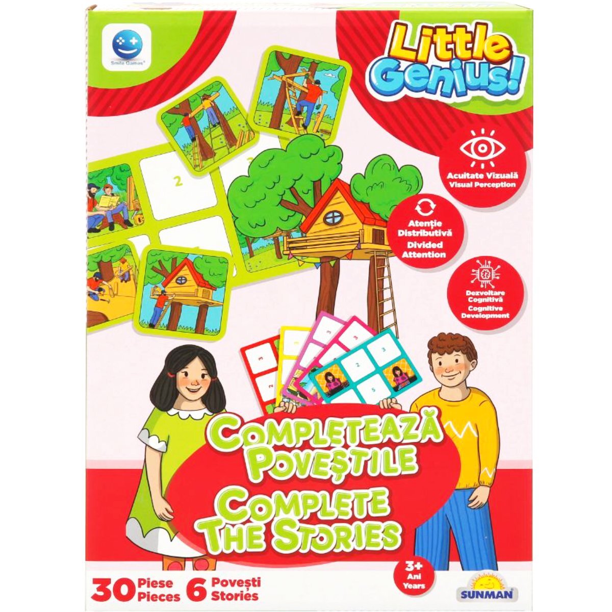 Smile Games Joc de memorie Completeaza povestile 30 piese