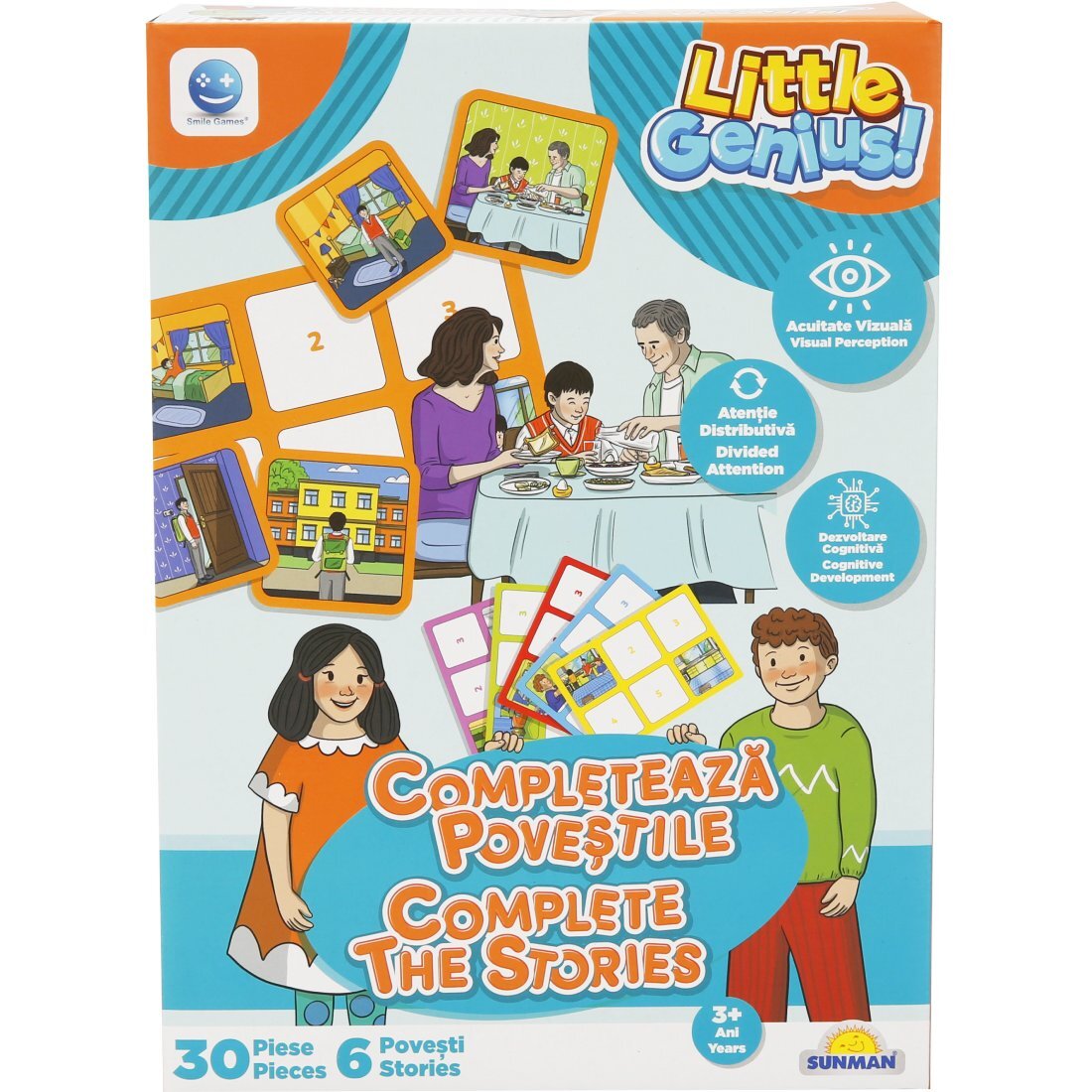 Smile Games Joc de memorie Completeaza povestile 30 piese