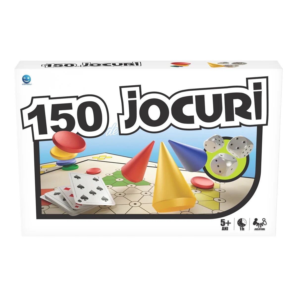Smile Games Joc de societate 150 de jocuri intr-unul singur