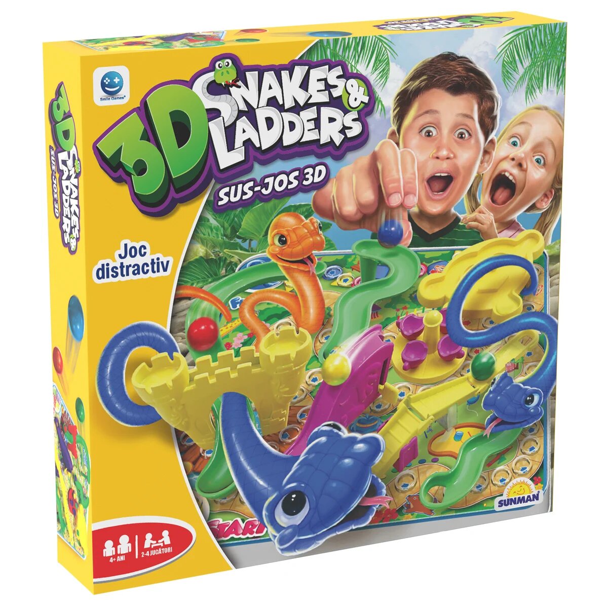Smile Games Joc de societate 3D Snakes si Ladders