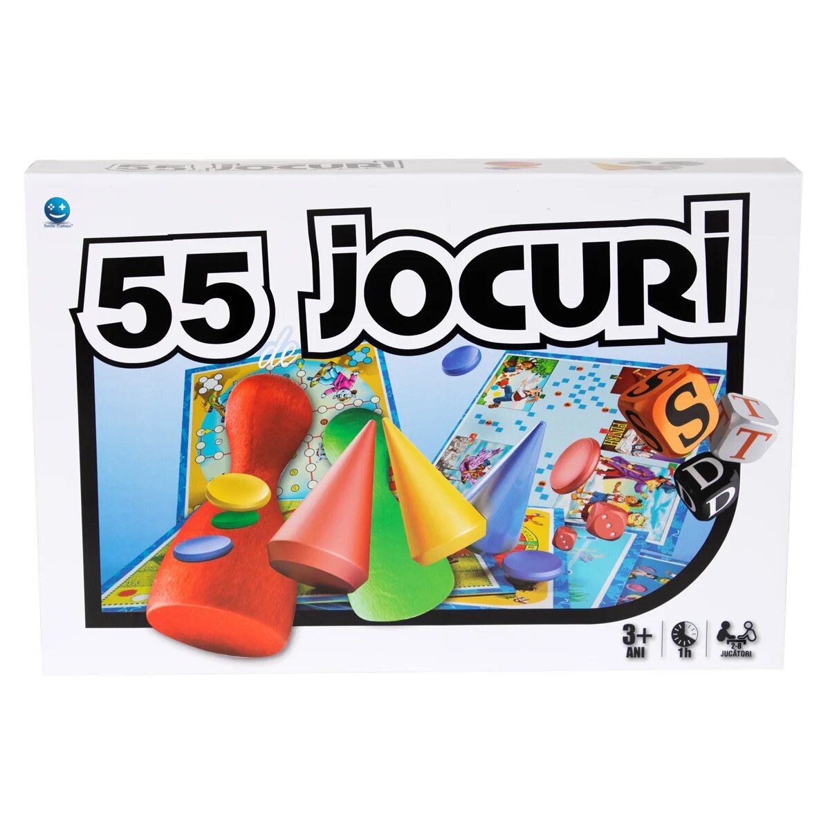 Smile Games Joc de societate - 55 de jocuri intr-unul singur