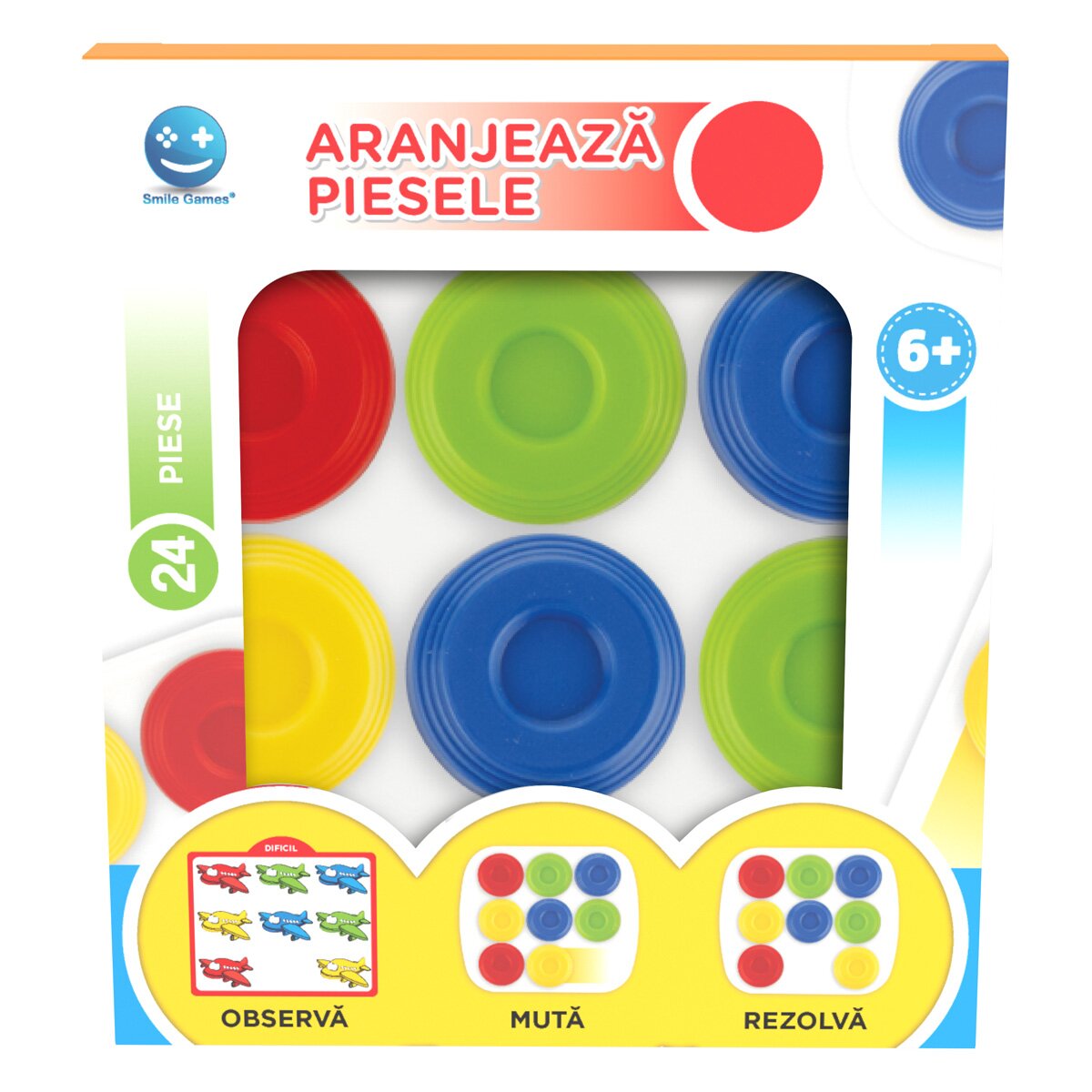 Smile Games Joc de societate Aranjeaza piesele 24 piese