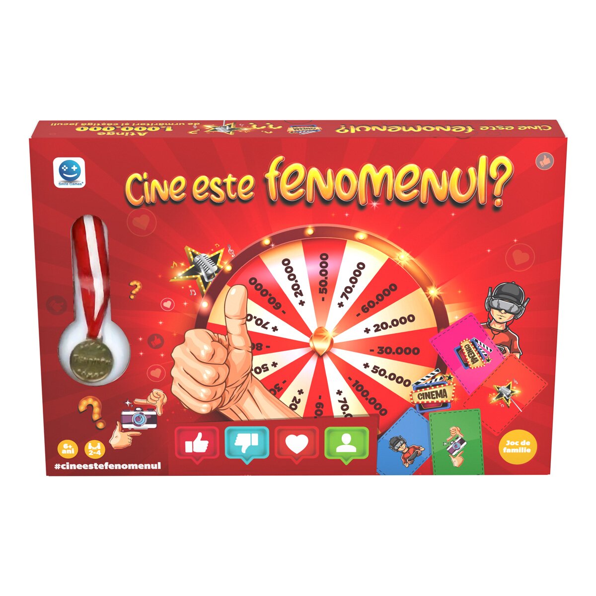 Smile Games Joc de societate Cine este Fenomenul?