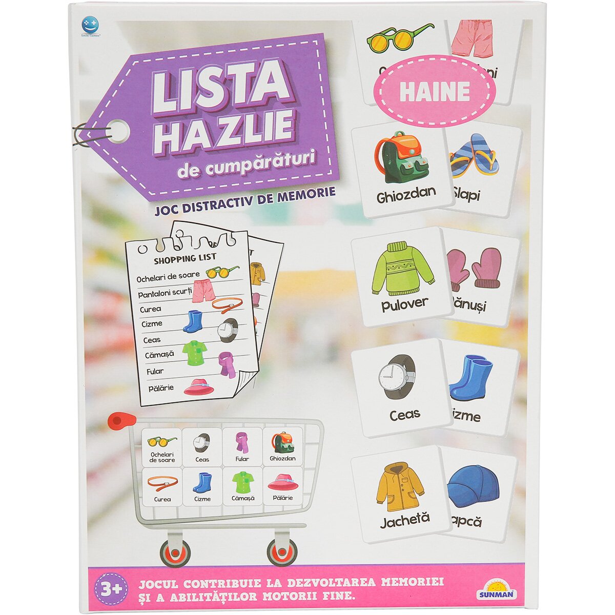 Smile Games Joc de societate Lista Hazlie de Cumparaturi