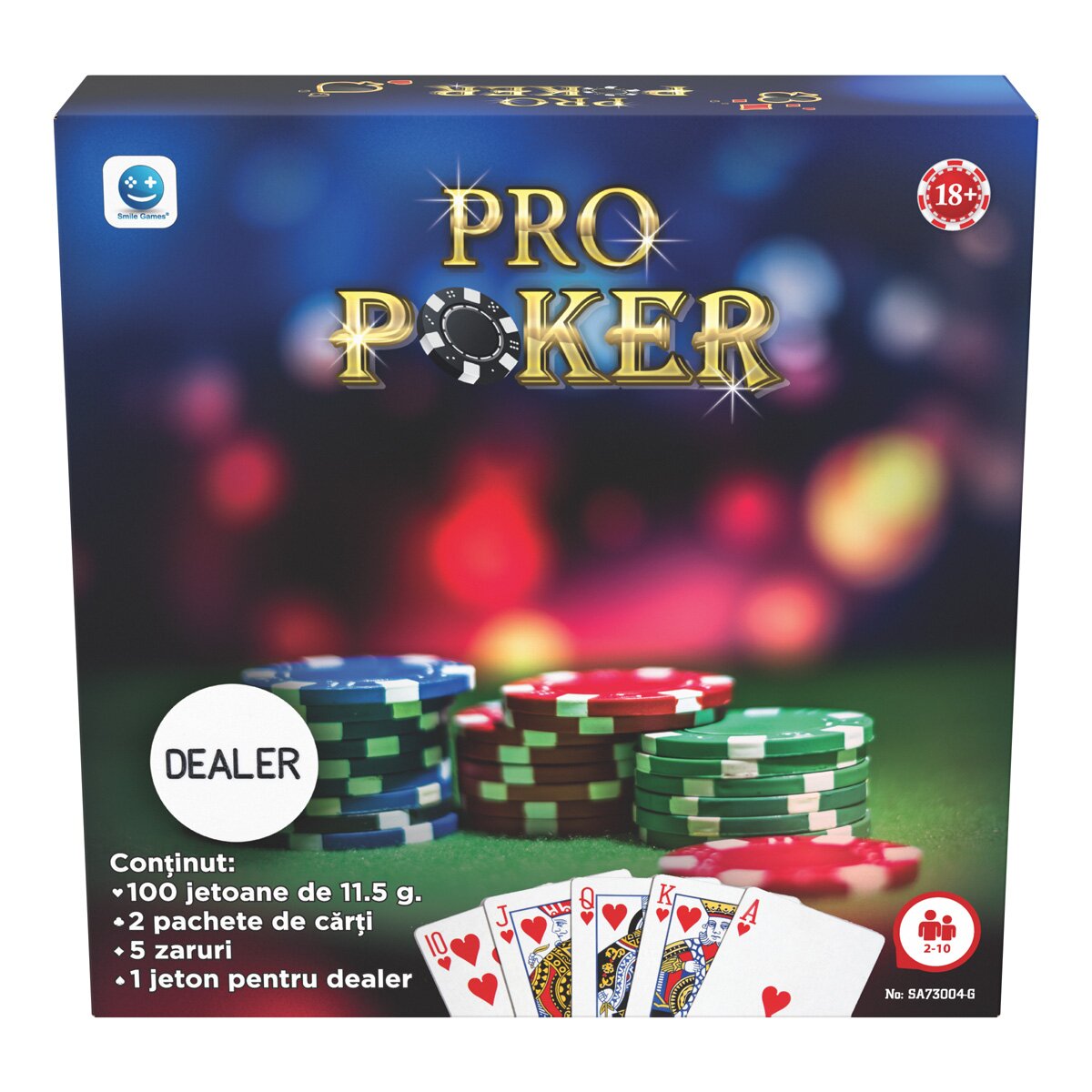 Smile Games Joc de societate Pro Poker 100 jetoane