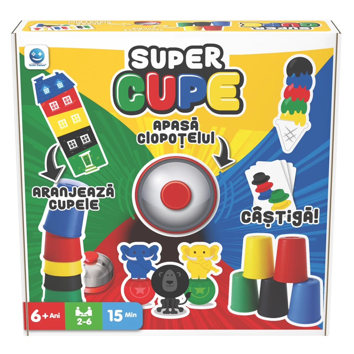 Smile Games Joc de societate Super Cupe