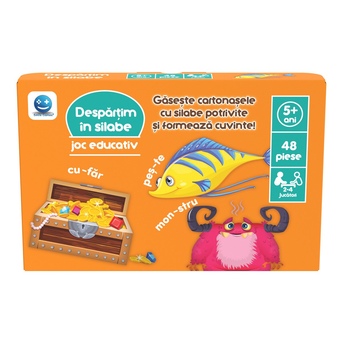 Smile Games Joc educativ Despartim in silabe