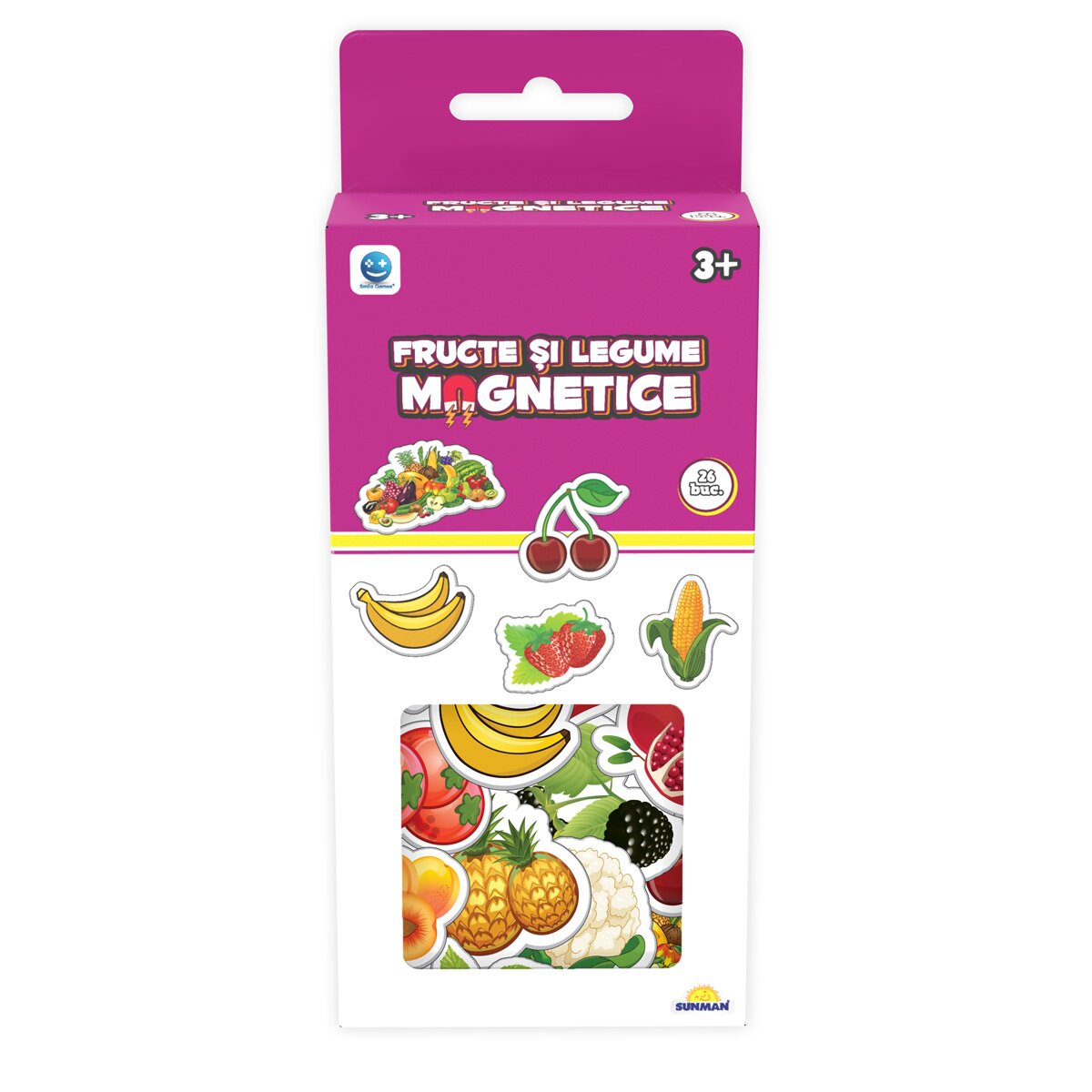 Smile Games Joc educativ Fructe si legume magnetice