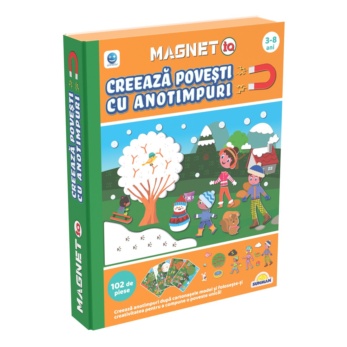 Smile Games Joc educativ MagnetIQ Creeaza povesti cu anotimpuri