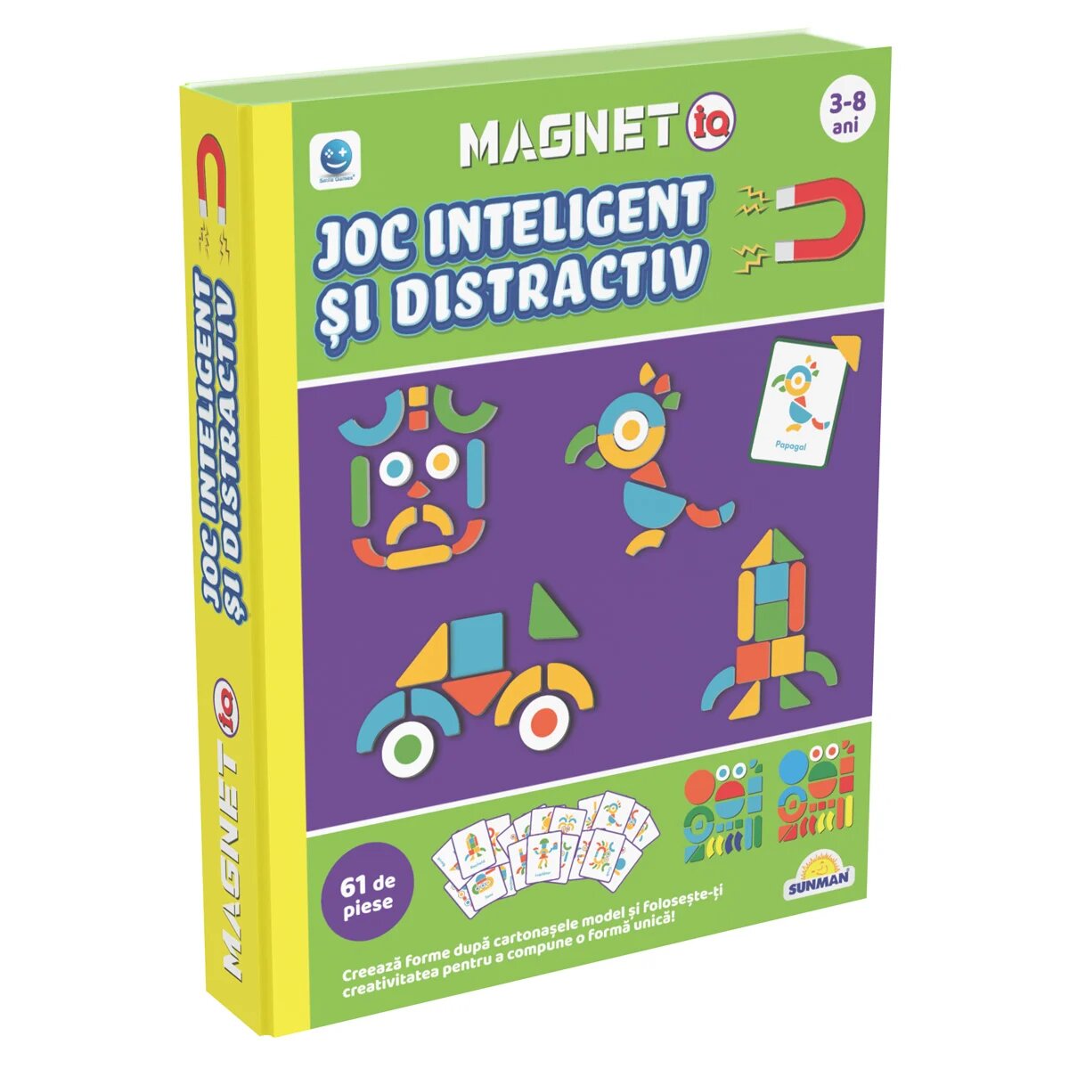 Smile Games Joc educativ Piese inteligente si distractive 61 piese