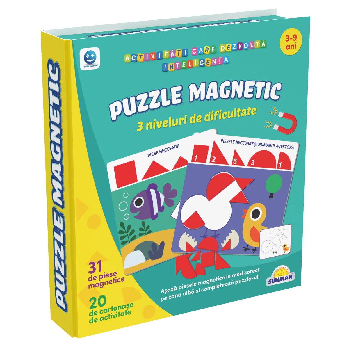 Smile Games Joc educativ Puzzle magnetic