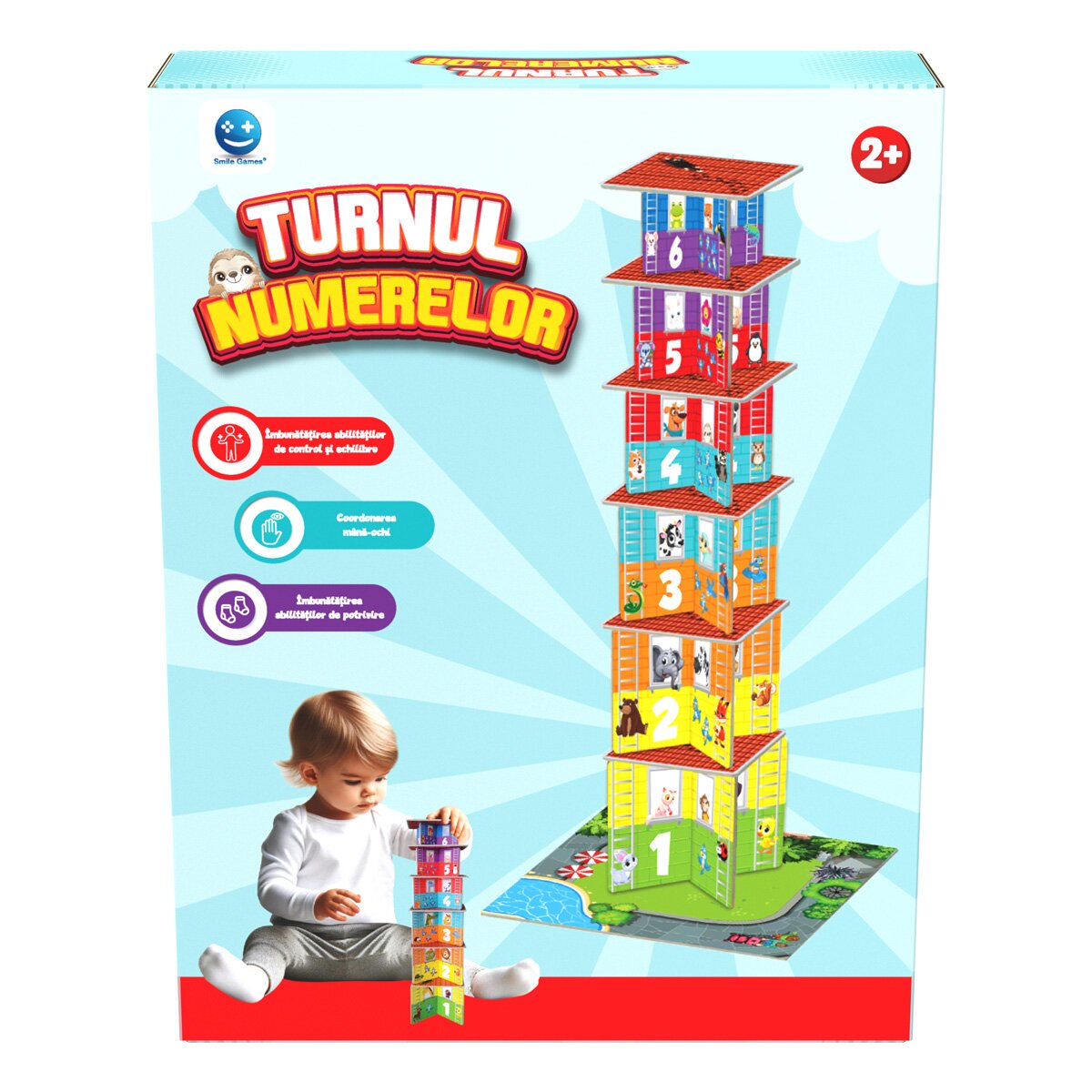 Smile Games Joc educativ Turnul numerelor