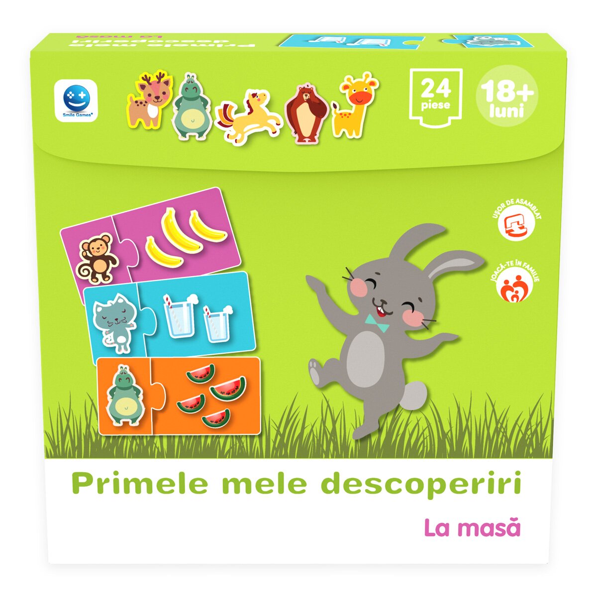 Smile Games Puzzle Primele mele descoperiri La masa 24 piese