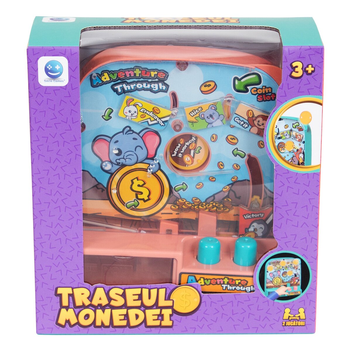 Smile Games Traseul monedei Roz